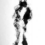 Challenge - Ink on washi paper - 15"x7" Alien-ink-drawing-washi-paper