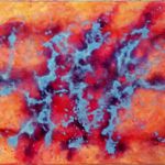 Blue Dancers - Triptych - Oil on canvas - 19.5" x 76.5" Total Framed Length (Spacing Variable) Blue-Dancers-Triptych-oil-on-canvas-framed