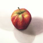 Certainty -Watercolor - 9"x12" healing-apples-series-watercolor