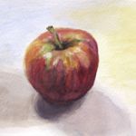 Dripping Delicious - Watercolor - 6"x9" healing-apples-series-watercolor