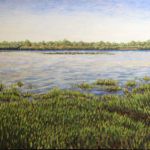 Peace River (Myakka Flats) - Oil on canvas - 18"x24" oil-painting-peace-river-myakka-state-park-florida
