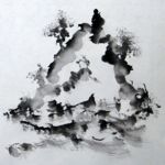 Poet - Ink Drawing on bamboo paper - 14"x11" (SOLD) ink-drawing-bamboo-paper