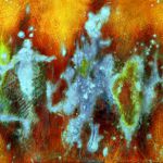 Prometheus - Oil on canvas - 8"x10" abstract-painting-man-fire