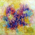 Levels of Awareness II - Oil on canvas - 15.5"x17.5" (Framed) abstract-oil-painting-state-mind