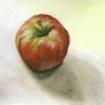 Sensuous Delight - Watercolor - 6"x9" healing-apples-series-watercolor