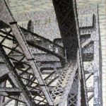 Steel -Oil on canvas - 30"x24" impressionist-painting-broadway-bridge-bronx-new-york
